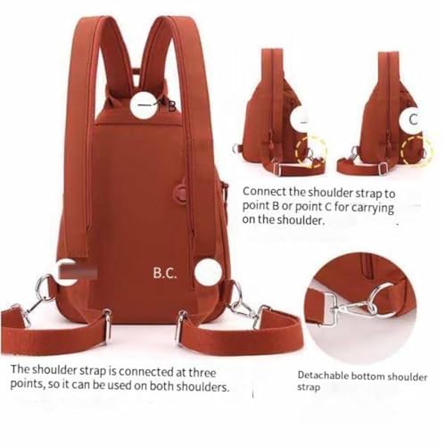 Preferablen Waterproof 2-Way Commuter Bag, Waterproof Oxford Large Capacity Convertible Shoulder Bag4