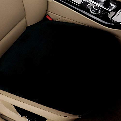Car Seat Cushion Pad Sciatica Pain Relief Comfort Seat Protector for Car Driver Seat Office Chair Home Use Memory Foam Seat Cushion with Non Slip Bottom Black Universal Soft Warm
