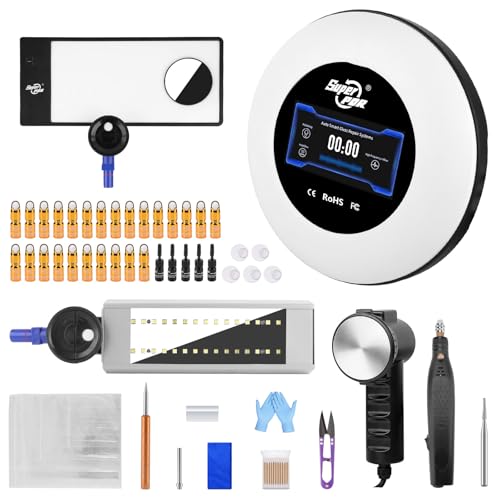 Super PDR Automotive Windshield Repair Kit, Professional Nano Glass Repair Kit, 20 Bottles Windshield Crack Repair Fluid for Chips, Cracks, Bulls-Eye, Star-Shape Damage of Automotive Car Windshield