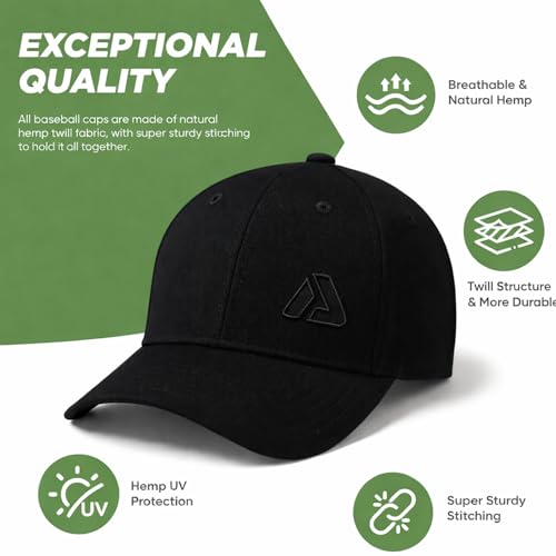 Image of Aprodo Adjustable Cap for Men & Women | Lightweight Breathable Unisex Hat for Sun Protection | for Workout, Travel, Outdoor Activities & Sports