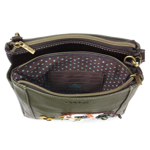 Image of CHALA Merry Messenger RFID Protected Women Faux Leather Shoulder Purse with Adjustable Crossbody Strap | RFID Protected