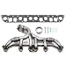 cciyu SS Exhaust Manifold Kit Fits 1991-1999 for Jeep for Cherokee 1991-1992 for Jeep Comanche 1993-1998 for Jeep Grand for Cherokee 1997-1999 for Jeep TJ 1991-1995 1997-1999 for Jeep Wrangler