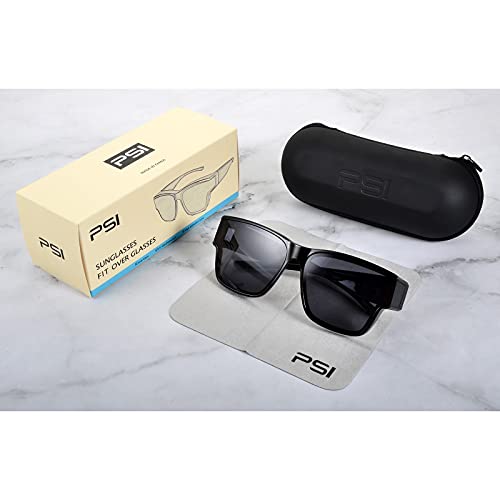 PSI Oversize Fit over Sunglasses for Women Men, Sunglasses Fit over Glasses, Solar Shield Sunglasses, Premium HD Nylon Lens 6