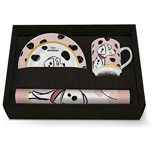 Egan Set di Disneydella Collezione La Carica dei 101. Oggetto Realizzato in Polipropilene;porcellanadi Colore Rosa. La referenza è: 227019