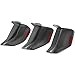 Mactoom Tail Light Lamp Cover Guard Compatible with Ford Mustang 2018-2021,Rear lamp Bezel Frame Decor Exterior Accessories (Smoke Black Cover)