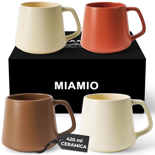 MIAMIO - Set di Tazze da Caffè (Set di 4)