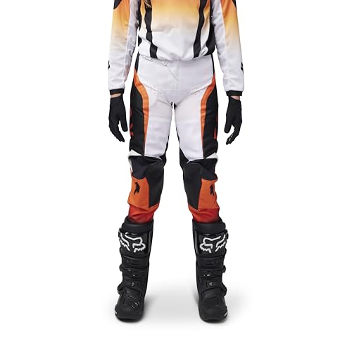 Fox Racing Youth 180 Pantalon de moto tout-terrain Orange fluo Lean, taille 22