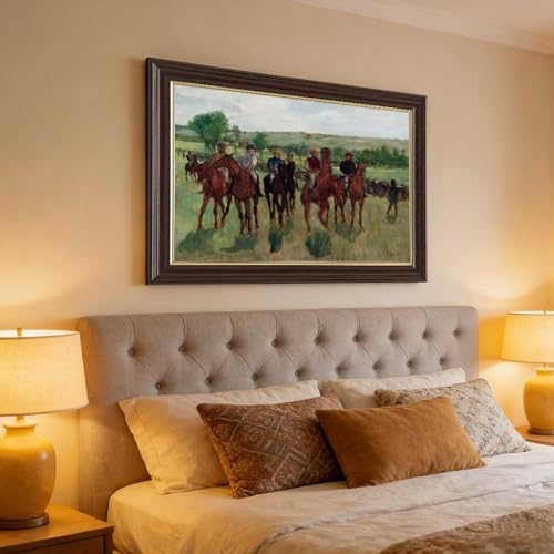Impression sur toile Edgar Degas de haute précision avec cadre suspendu