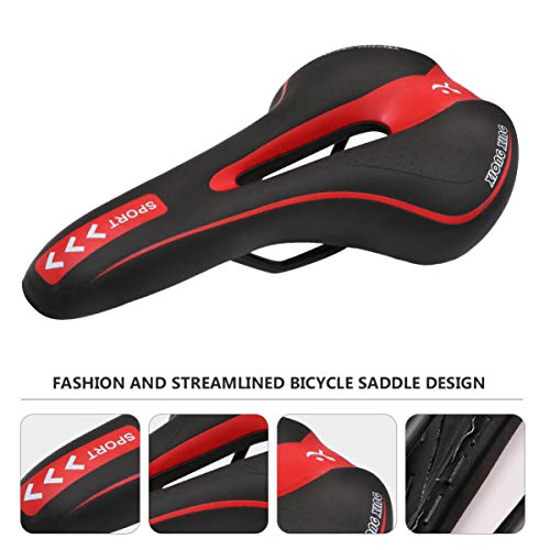 ABOOFAN Conforto Do Assento de Bicicleta Respirável Projeto À Prova de Choque Da Bicicleta Sela Da B