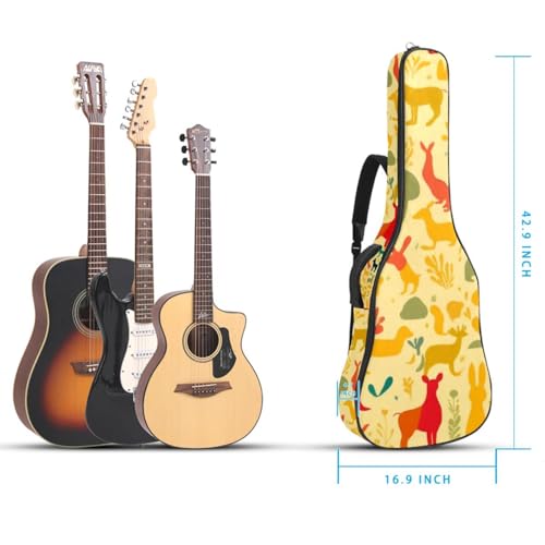 Housse pour guitare acoustique étanche protégeant de la pluie et des chocs