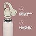 Stanley IceFlow Fast Flow Water Bottle 16 oz | Angled Spout Lid | Lightweight and Leakproof for Travel and Sports | Insulated Stainless Steel | BPA-Free | Navy