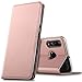 Produktbild Conie EF51065 Electroplated Flip Case Kompatibel mit Huawei P Smart Plus 2019, PU Leder Hülle Flip Wallet Cover Kartenfächer Standfunktion Magnetisch für P Smart Plus 2019 Etui Rosegold