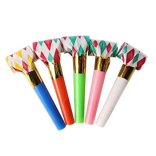 Toddmomy 100 Pièces Sifflets de Fête Colorés pour Garçon Fille Accessoires de Cheering pour Événements Festifs Couleurs Aléatoires Couleur Aléatoire