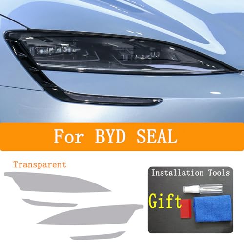 Évitez les phares rayés sur BYD SEAL avec le film de protection transparent TPU - 4