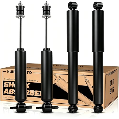 KUIPERAUTO Front and Rear Complete Shock Absorbers Struts Assembly Set 344055 343209 Compatible for 1995-2004 Toyota Tacoma RWD Shocks strut Assemblies Replacement 4PCS