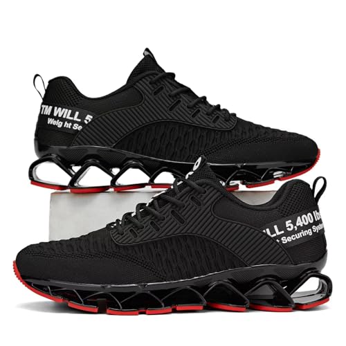 Image of Vooncosir Men's Fashion Sneakers Breathable Mesh Running Shoes Blade Non Slip Soft Sole Casual Athletic Walking Shoes