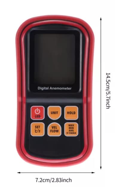 Wielofunkcyjny cyfrowy anemometr Cyfrowy wiatromierz Barometr GM8909