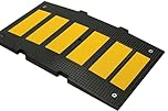 Dosso Artificiale per Garage 5x50x90, Made in Italy - Dosso Rallentatore Stradale in Gomma o PVC ad altissima resistenza – Dosso a Lunga Durata e Alta Visibilità - Rallentatore di Velocità a 40km/h