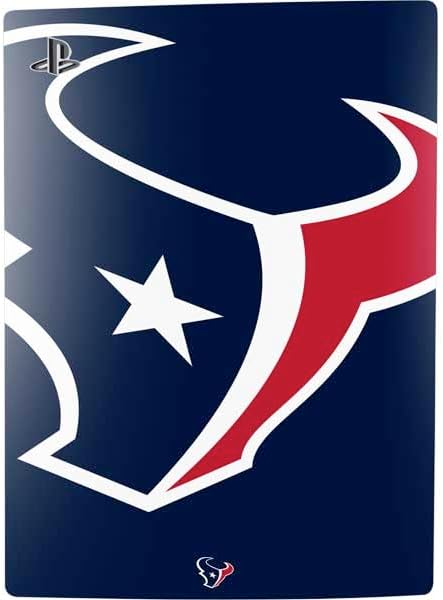 Miniatura 2 de Skinit Calcomanía para juegos compatible con PS5 Bundle  Diseño de logotipo grande con licencia oficial de los Houston Texans de la NFL