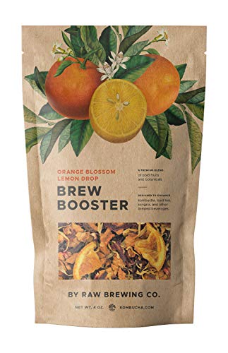 Kombucha.com Orange Blossom Lemon Drop Brew Booster – Premium Botanical