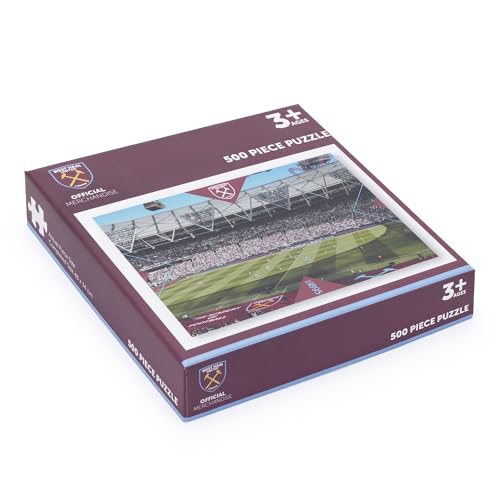 Official Licensed West Ham United 500 Piece Jigsaw Puzzle of London Stadium - Image 3