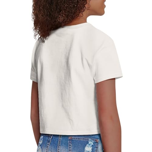 Image of 4th of July Shirt for Girls 7-8 Years US Flag Crop Tops Kids Outfit Independent Day Graphic Tee-