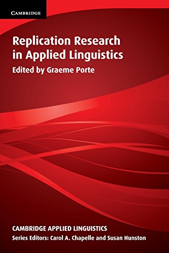 Replication Research in Applied Linguistics (Cambridge Applied Linguistics) (1107671523) Amazon価格推移・価格追跡