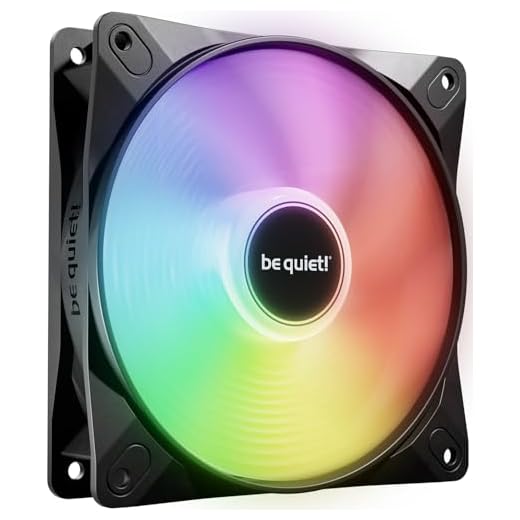 be quiet! Light Wings LX 120mm PWM high-speed Lüfter, Beleuchteter Hub und mattierte Lüfterblätter, vielzählige Farben und Effekte, ARGB-Kabel mit Möglichkeit zur Reihenschaltung