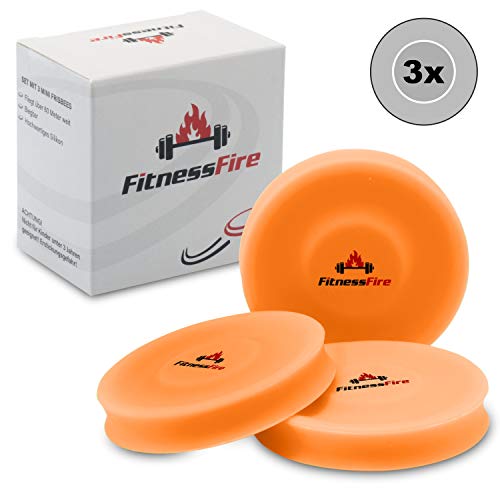 3er Set Mini Frisbee - Die kleine Frisbeescheibe fliegt über 60 Meter weit - Die Neue Trendsportart - Alternative zum gewöhnlichen Frisbeesport