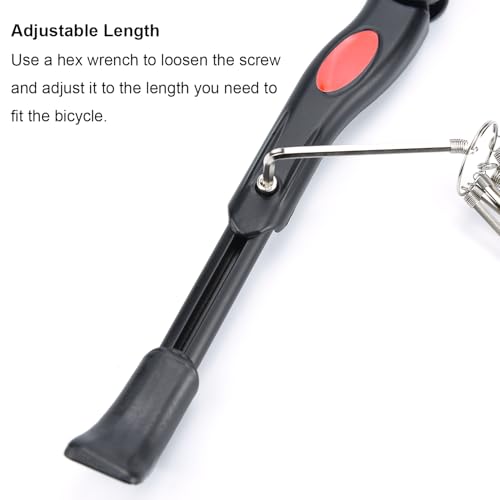 Bike Kickstand Aluminum Black