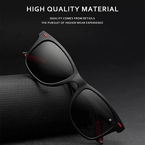 Image of Dervin UV 400 and Polarized Square Sunglasses Shades for Men & Women