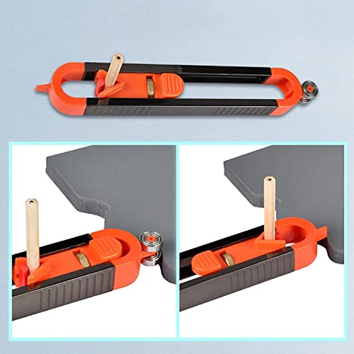 image for GOZWELL Precise Contour Scribe Tool with Lock for Pencil - Woodworking