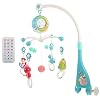 Baby Musical Crib Mobile Set: Nursery Crib Mobiles with Music Lights Reversible Pasgeboren Roterende Opknoping Rammelaar…