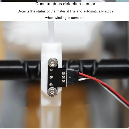 Rebobinador automático de filamento 3D eléctrico para evitar atascos e impresiones fallidas 5