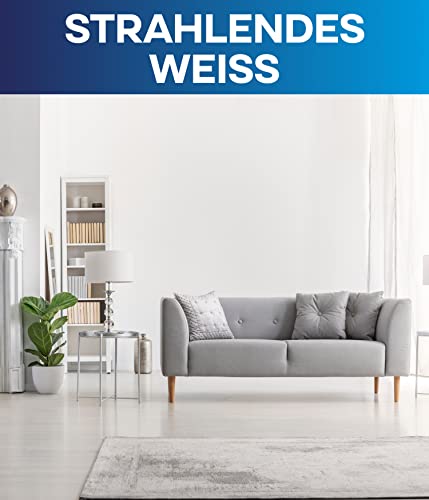 Foto von Plid® Rollputz innen & aussen fein Weiß matt [20kg] - atmungsaktiv hohe Deckkraft verarbeitungsfertig - Roll und Streichputz für aussen & innen grob & fein - Innenputz fertig - Putzfarbe innen