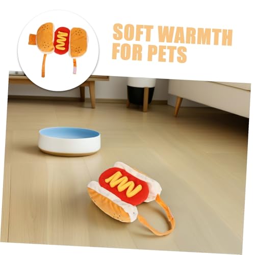 Disfraz Hot Dog y Hamburguesa para Perros Pequeños miniatura 7