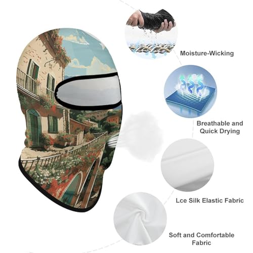 Balaclava para hombre, máscara para esquí y ciclismo, cubreboca para verano e invierno, protección facial multifuncional miniatura 3