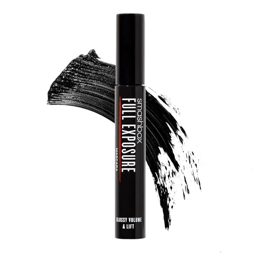 Smashbox Full Exposure Mascara | Volume and Length Mascara for Intense, Defined Lashes | Large Tapered Brush, 0.38 Fl Oz