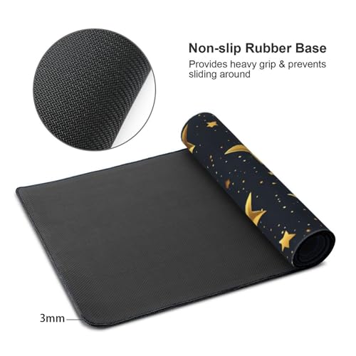 Grand tapis de souris de jeu anti-glisse pour clavier d'ordinateur - 3