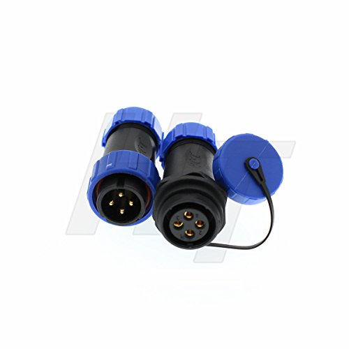 Conector HE13 de alta fidelidad con 4 pines para montaje estable en cable