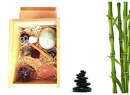 Pietre di Chakra naturali di guarigione per la terapia con il Cristal,...