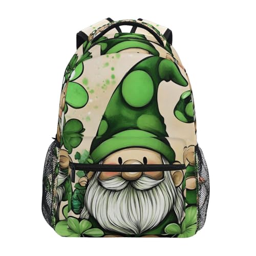 Gnome St Backpack Daypack Book Bag Lightweight Back Pack 12 ×16.9 In