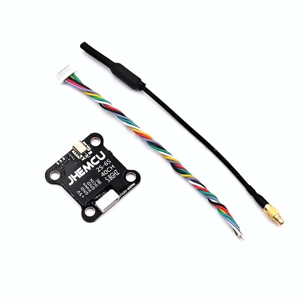 VTX20-600 40CH 20X20mm PitMode 25-600mW Regolabile VTX 7-26V per JHEMCU VTX RC FPV Racing Freestyle Droni