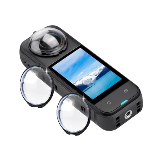 Image of Action Pro Premium Lens Guard Compatible with Insta360 X5 | Scratch-Resistant Optical Coated Lens Protector, High Transparency | Knob Mount Camera Accessory