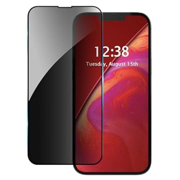 AKABEILA [1 pacote com protetor de tela de privacidade para Xiaomi Redmi A3 Pro, vidro de privacidade, cobertura total, antiespião, película protetora de vidro temperado, antiarranhões, preto e 1