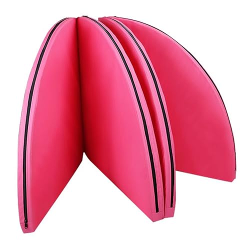 Tapis de pole dance rose pliable rond de 3cm à 10cm - 2