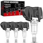 Pre-Programmed TPMS Sensor Fits for:-Mercedes-for:-Benz B250 C230 C300 E300 C350 CL600 CL63 AMG CL65 AMG CLK350 for:-Smart Fortwo, 433Mhz Tire Pressure Monitoring Sensor OE#A0009050030(4Pcs)