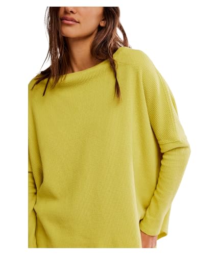 Free People Women's Latte Blues Thermal Solid4