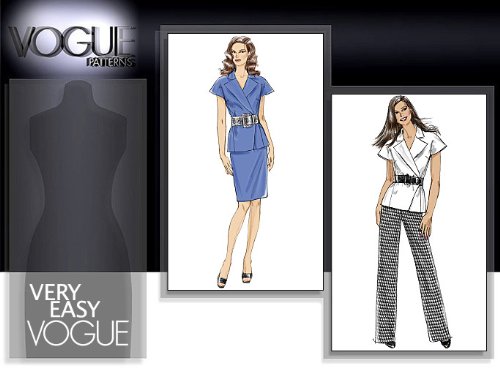 Patron Vogue Patterns 8564 B5 veste jupe pantalon tailleur femme