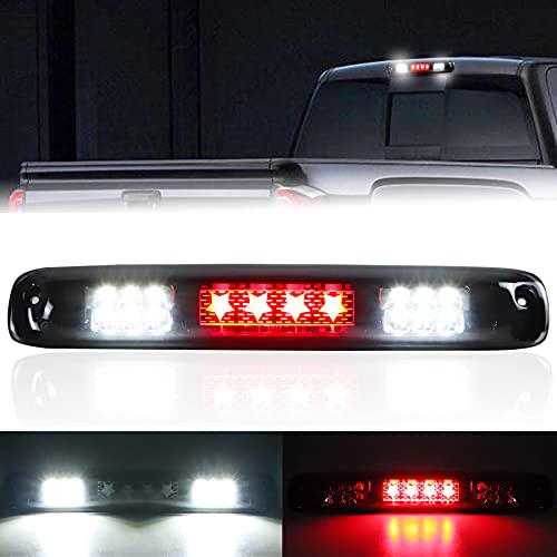 Youxmoto Fit for Chevy Silverado & GMC Sierra 99-07 1500 2500 3500 HD Classic, LED Third Brake Light Rear Cargo High Mount Stop Light (Smoke Lens)